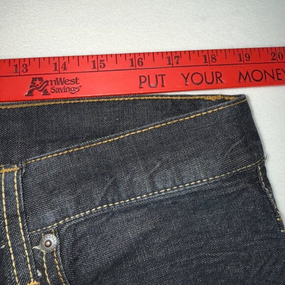 NWOT Men's Aeropostale ESSEX Straight Leg Jeans 36 34 Dark Blue New Without Tags - Picture 6 of 15